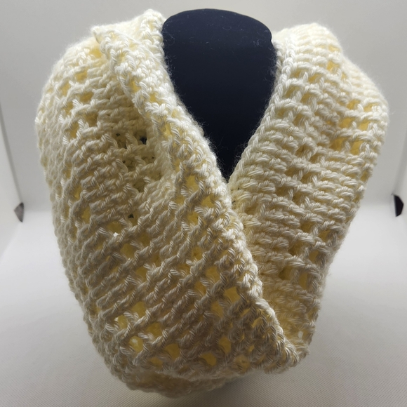 Set of 3 Cowl Neck Crocheted Scarves - Picture 3 of 6